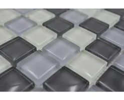 Glasmozaïek XCM 8125 Grijs/zwart/wit 30,5x32,5 Cm -Vloertegels Winkel DV 8 7262020 06 4c DE 20210226000048