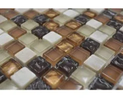 Glasmozaïek Crystal XCM M830 Beige Mix 30,5x32,5 Cm -Vloertegels Winkel DV 8 7996140 13 4c DE 20210225212854