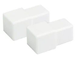 DURAL Hoekstuk DPSP 730-Y Voor Vierkant-profiel Squareline PVC Wit