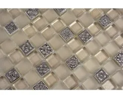 Glasmozaïek Crystal XCM M950 Zilver/bruin 30,5x32,5 Cm 16 Glasmozaïek Crystal XCM M950 Zilver/bruin 30,5x32,5 Cm -Vloertegels Winkel DV 8 8641683 05 4c DE 20190123095714