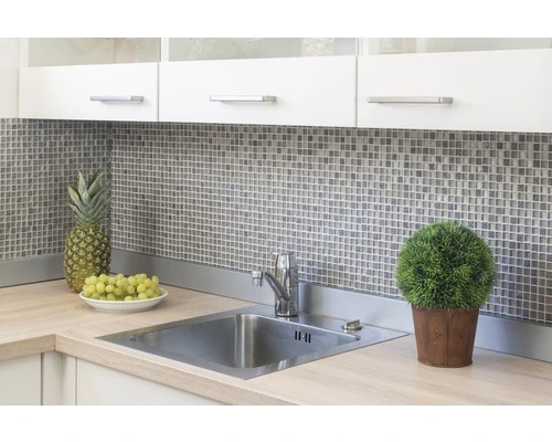 Glasmozaïek Crystal XCM M950 Zilver/bruin 30,5x32,5 Cm 5 Glasmozaïek Crystal XCM M950 Zilver/bruin 30,5x32,5 Cm - Afbeelding 3